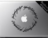 Vinyl Decal - 5" Elvish Circle decal inspired by The Lord of the Rings for Macbooks, Laptops, Cars, etc...