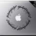 Vinyl Decal - 5" Elvish Circle decal inspired by The Lord of the Rings for Macbooks, Laptops, Cars, etc...