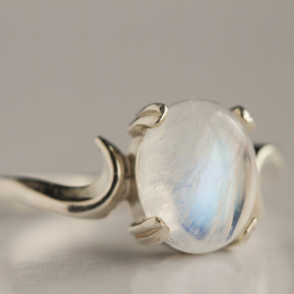 Sterling Silver Moonstone Ring