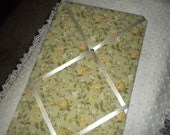 Lovely Hand made Memo Board,Shabby chic,French country,Eclectic,French,Cottage,Cottage chic