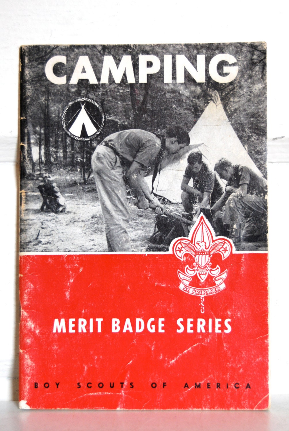 Vintage Boy Scouts Camping Merit Badge Booklet by MilleBebe