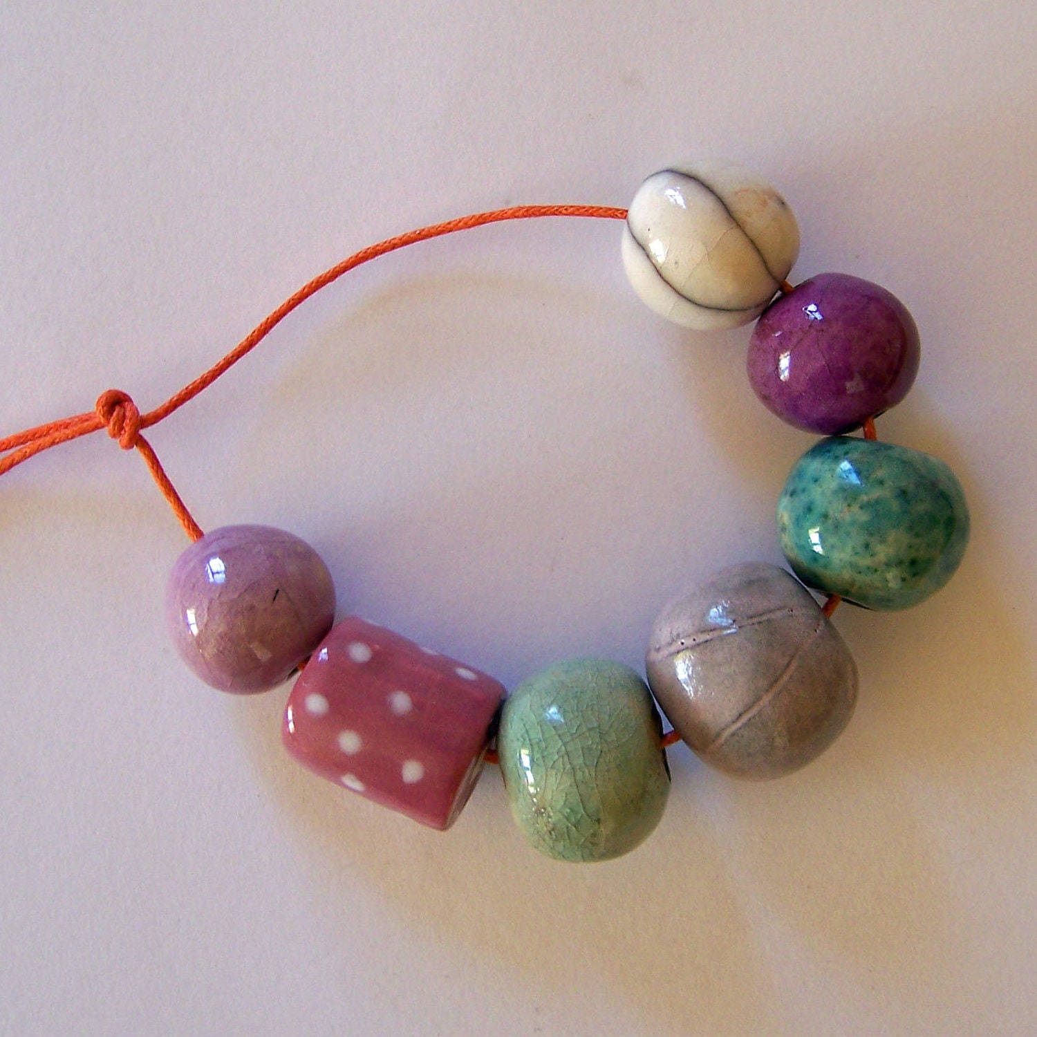 Handmade ceramic beads from South Africa
