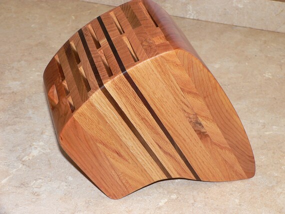 Premium Large Handmade Knife Block by billmcfadden on Etsy