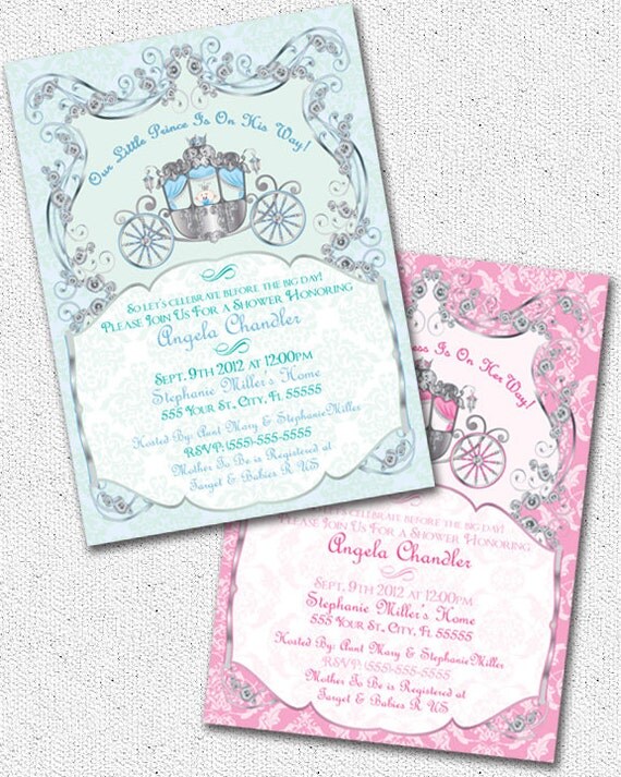 Prince/Princess Baby Shower Invitation Il_570xn