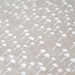 tiny forest in alabaster white on flax linen cotton handprinted fabric panel