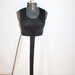 Reserved for heather -Vintage 1960s Black and White Alison Ayres Original Dress - Mod Maxi Dress - Sleeveless - Medium
