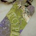 OOAK Art Collage Tag / Bookmark "HOPE"