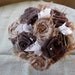 Burlap Rose Bouquet With Pearls and Lace - 2 Rose Colors, 2 Filler Colors, Burlap Wrap and Pearl Pins