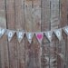 Burlap Banner Garland Bunting Rustic Wedding - Customize your Banner Colors and Wording