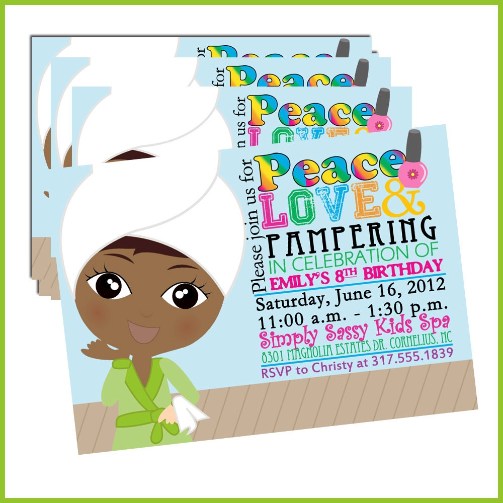 African Party Invitations