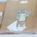 Passport Cover Case in Beige and White. Pirate girl and boy. Honeymoon gift.Travel in style.
