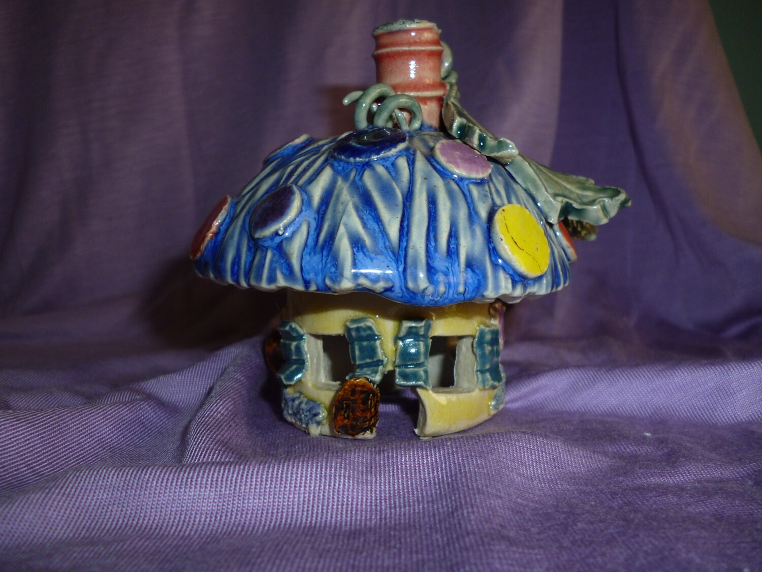 Enchanted Sapphire Mushroom House