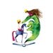 Fairy Tale Children Print Illustration Watercolor Prince Princess Dragon Horse