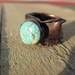 Reserved Listing- Wabi Sabi Ring- Turquoise and Copper Ring