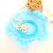 Fenton Hobnail Aqua Opalescent Dish - Circa 1960's