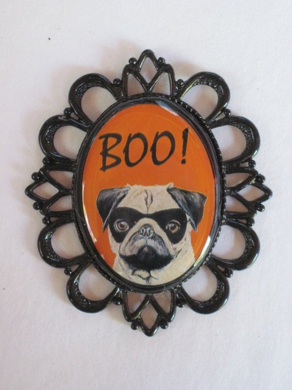 Halloween Pug Pin