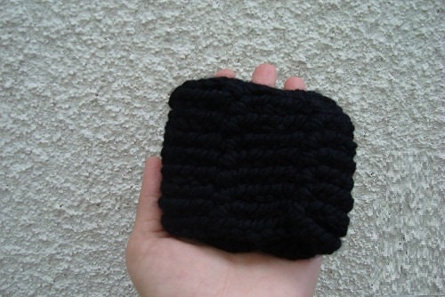 Black Crochet Bracelet