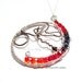 In the Womb, Wire Abstract Pendant- Pregnancy, Birth, Midwife, Doula, Mother, Baby, Fetus
