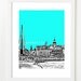Annapolis Maryland Poster - Skyline Print City Art- 8x10