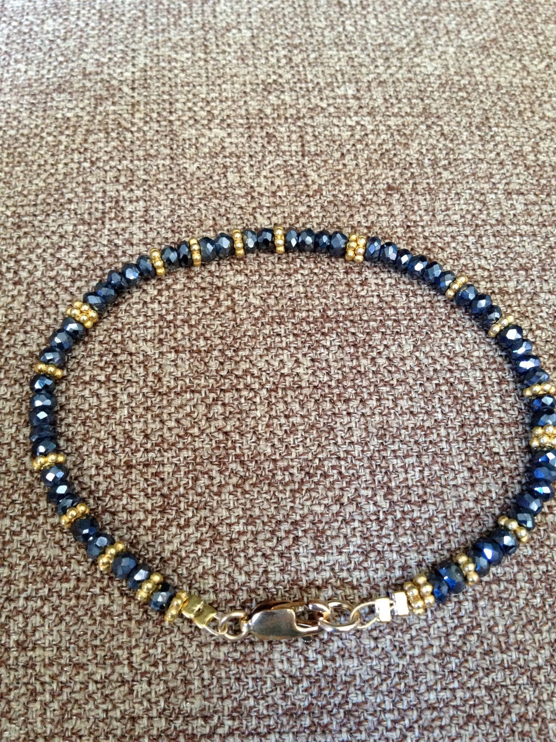 Spinel and Vermeil Bracelet