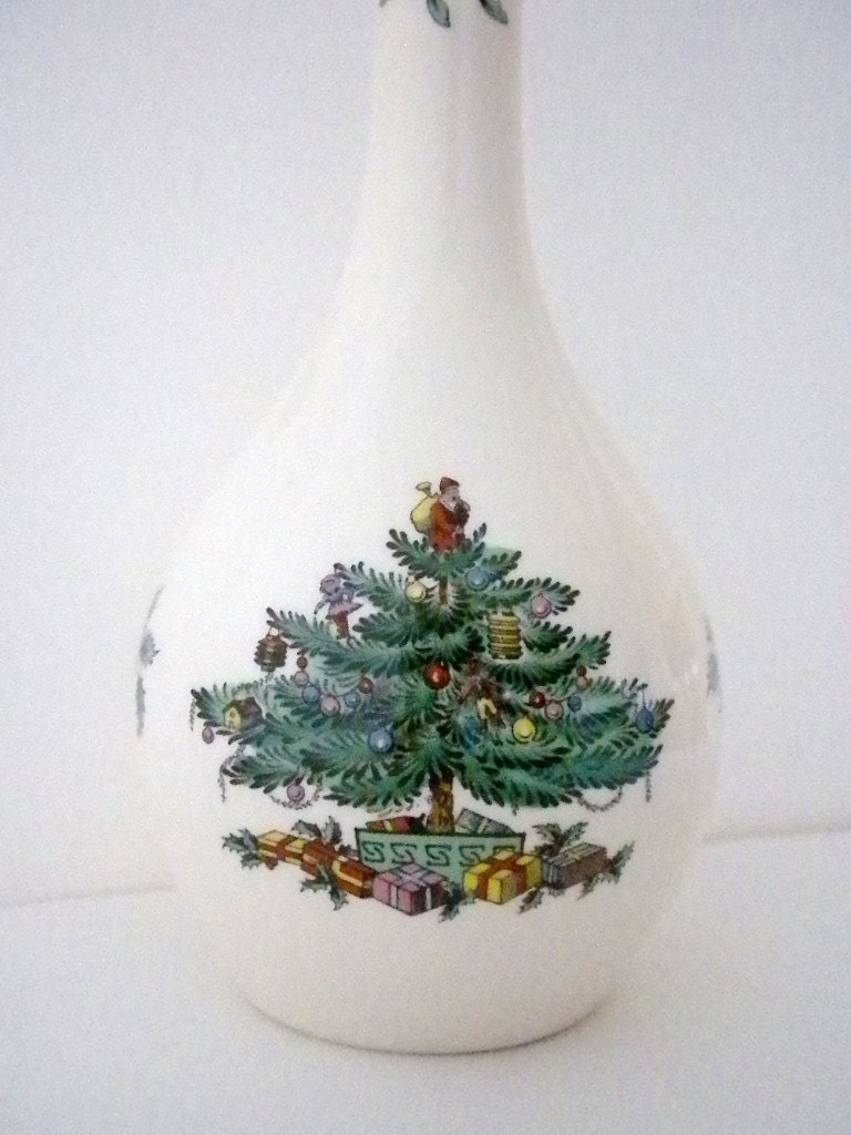 40% Off with Coupon Code Flower Vase, Spode, "ChristmasTree" Vase, England S33324-K