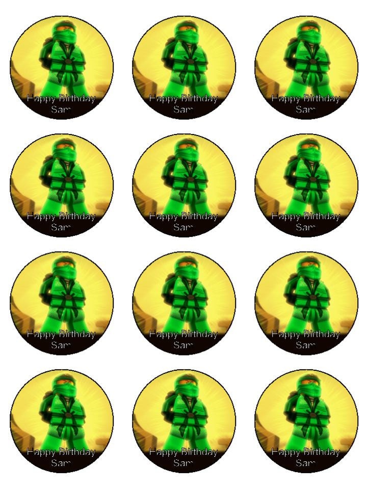 Ninjago Cupcake Topper