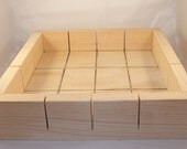5 Lb Professionally Handcrafted Wooden Soap Mold Slab/Tray Style with Lid