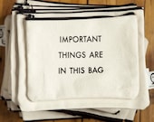 important things are in this bag pouch