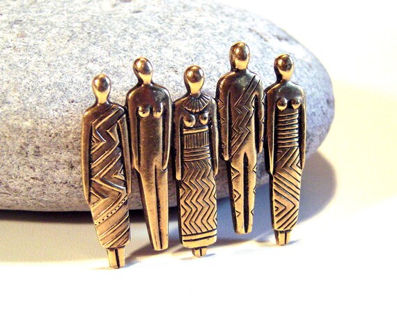 Laurel Burch 22K Gold Plated Brooch From The Art of Being A Human Being