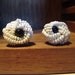 24HR CYBER Monday Sale 30% OFF / 1960s Womens Jewelry / White Beaded Love Knot Earrings