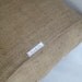 20x20 Navy and White Outdoor Fabric and Burlap Pillow Cover