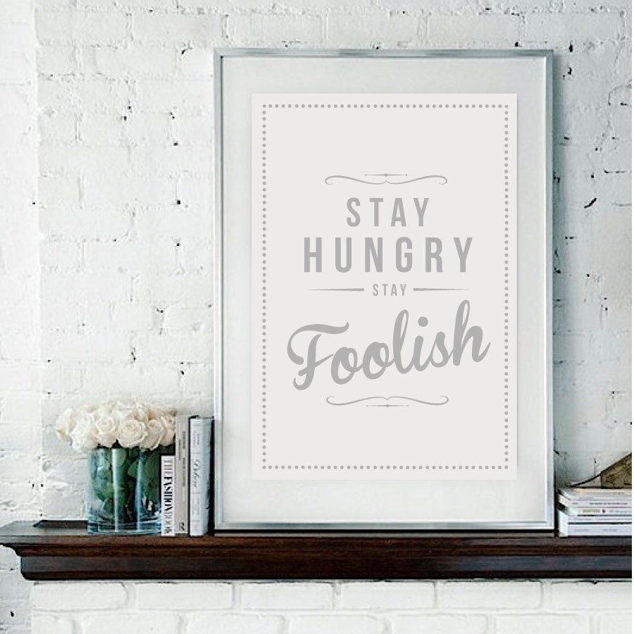 Retro Inspirational Quote Giclee Art Print - Vintage Typography Decor - Customize - Body Instrument UK
