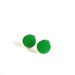 Tiny earring studs grass green stud earrings