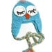 Owl Hat, Baby Bird Earflap Hat, Crochet Earflap Hat
