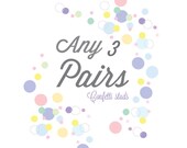 Any Three Studs - Any size you choose - Set of Three Studs