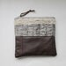 Fold over clutch, clutch purse, silk, vintage leather and lace