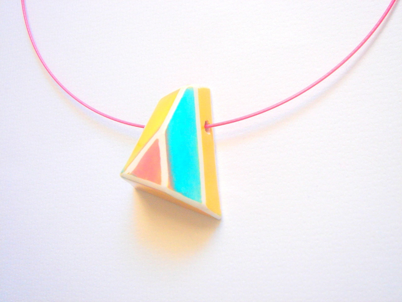Geometric Pendants Ready To Be Painted, Do it Yourself Geometric Necklace,Geometric Jewelry