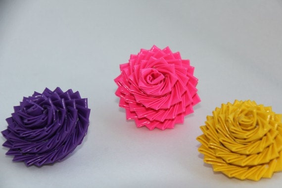 Duct Tape Flower Ring