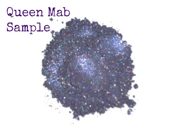SAMPLE Queen Mab Blue Purple Loose Powder Mineral Eye Shadow