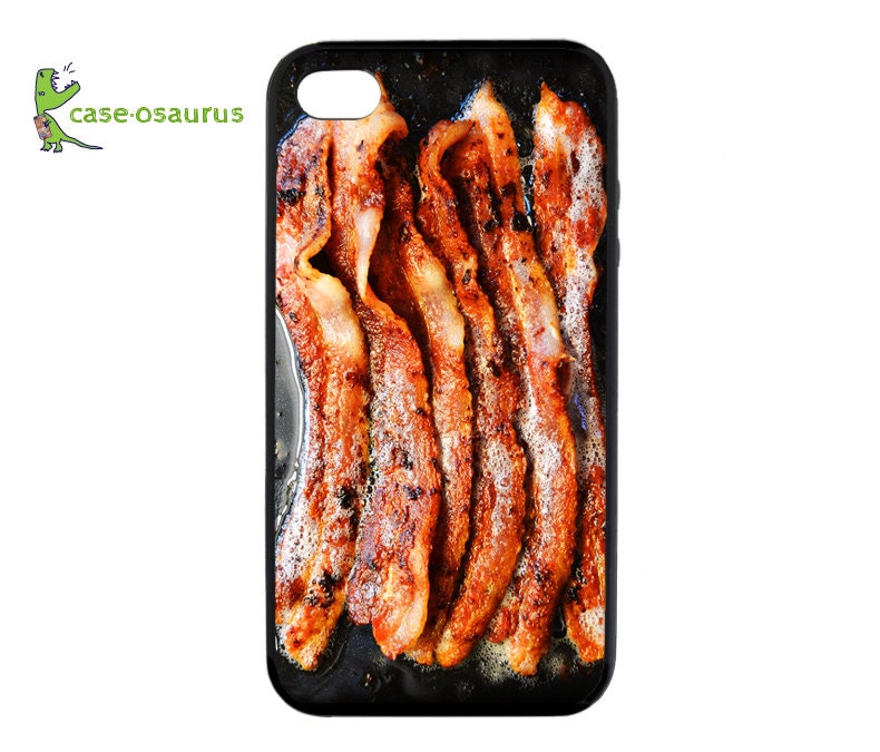 iPhone 4 Case - 'Bacon'  -- Rubber Bumper Case for iPhone 4 and iPhone 4S