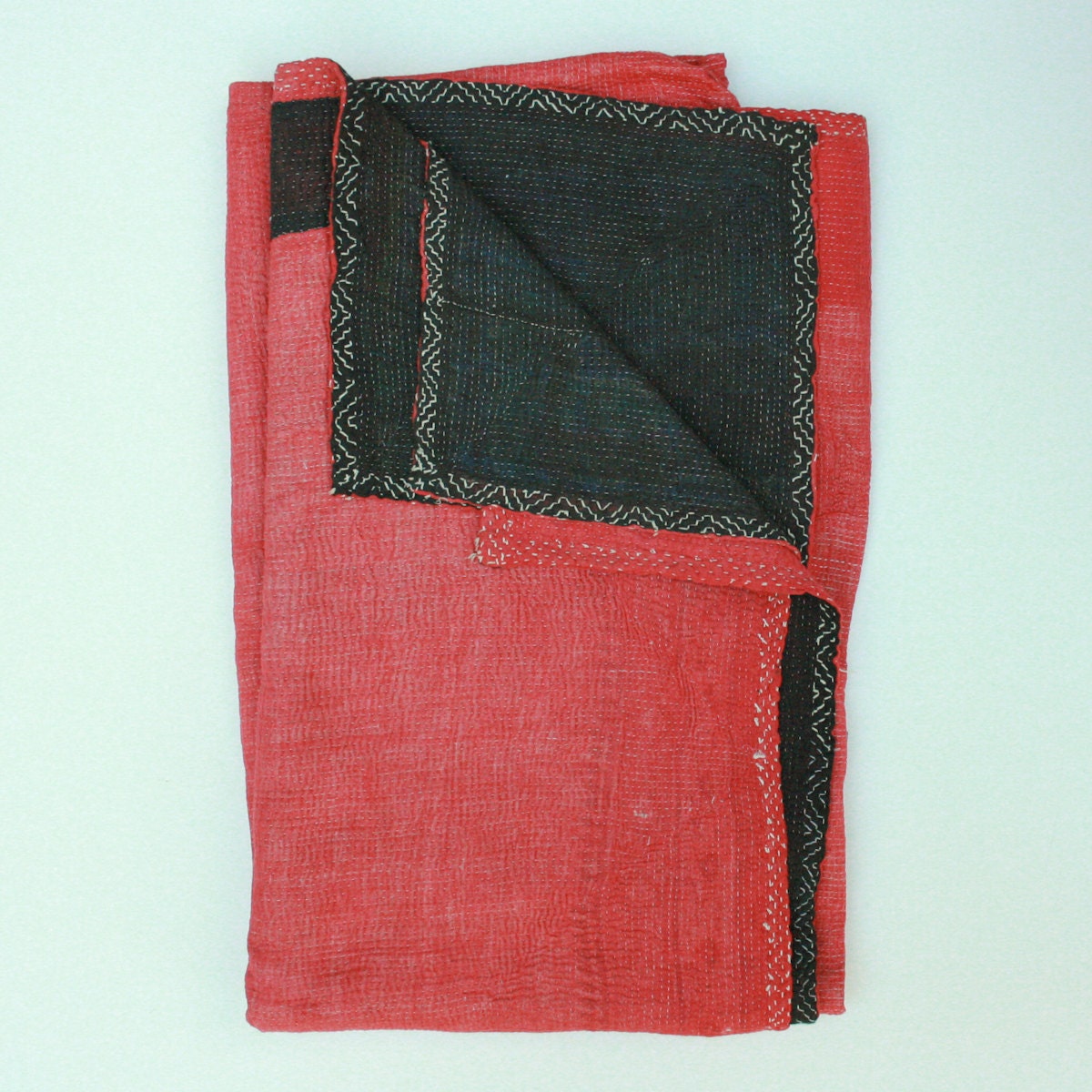 Vintage Blanket - Beautiful on Both Sides - 39