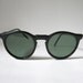 Round Sunglasses Vintage 1930s Style Black