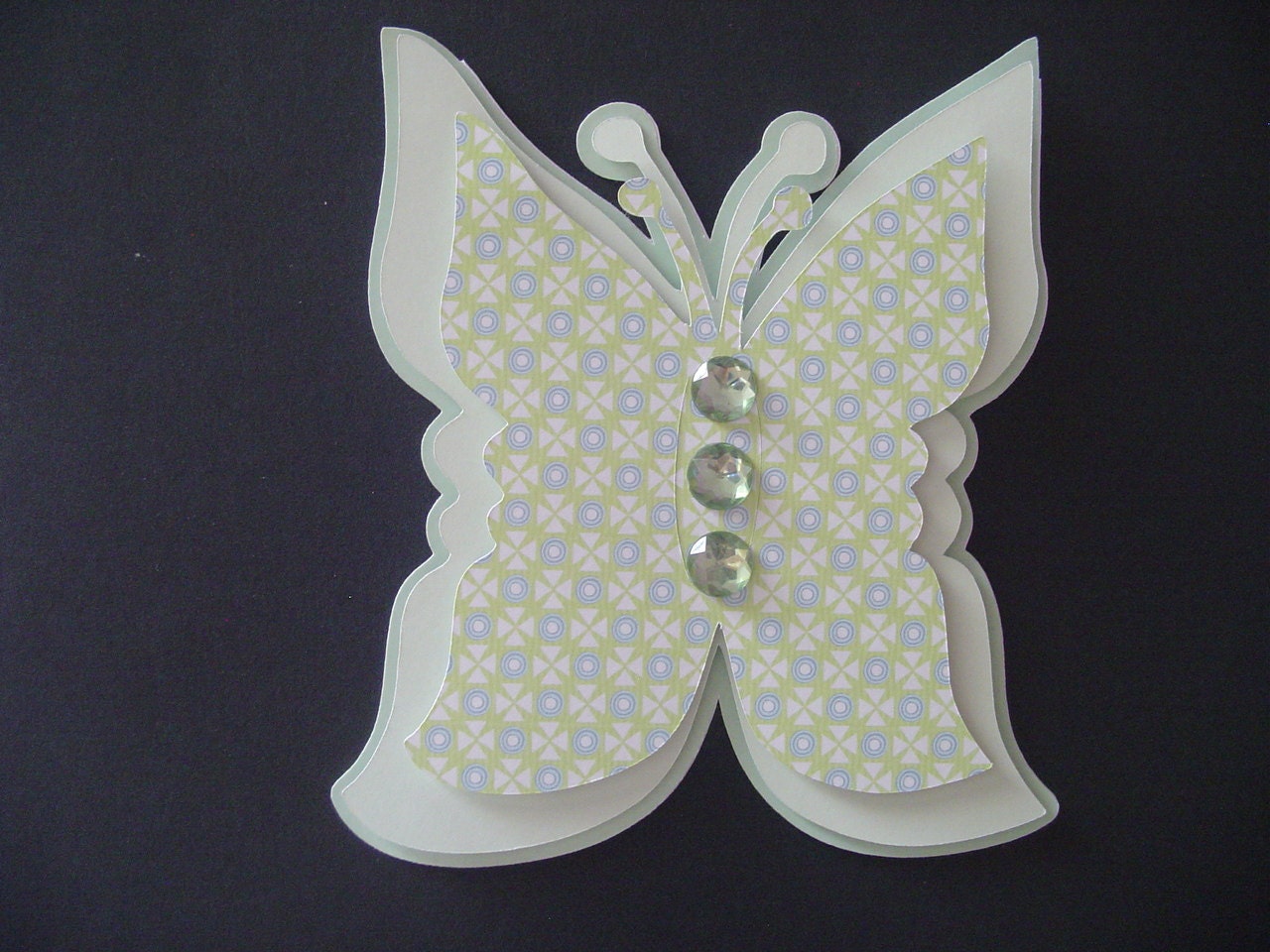 Butterfly Shaped Card