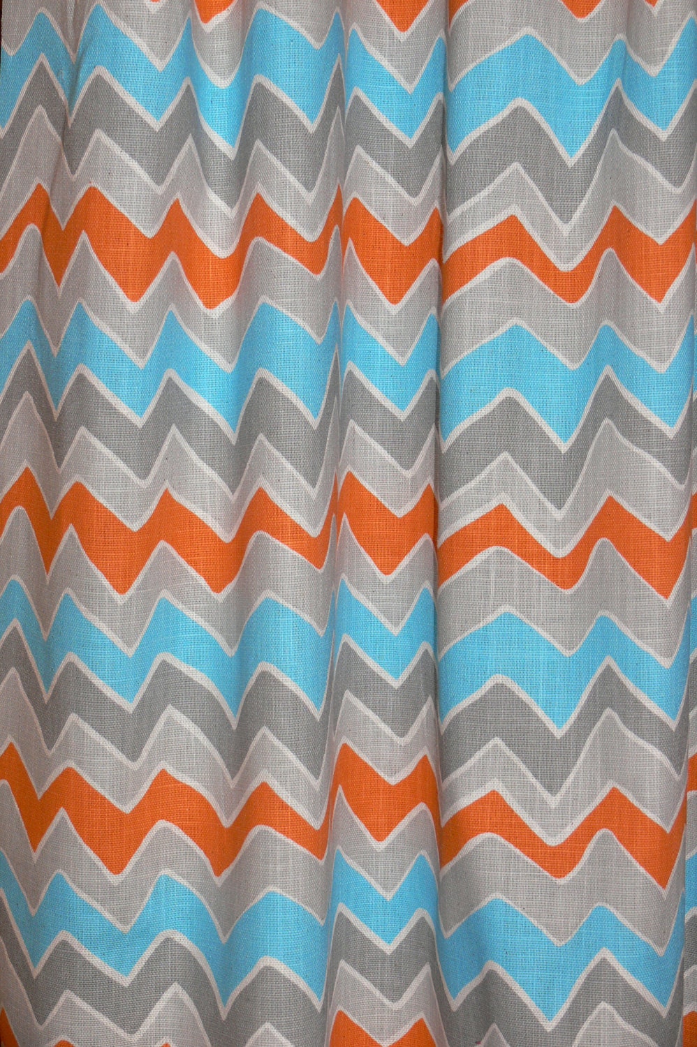 Popular items for chevron curtains on Etsy