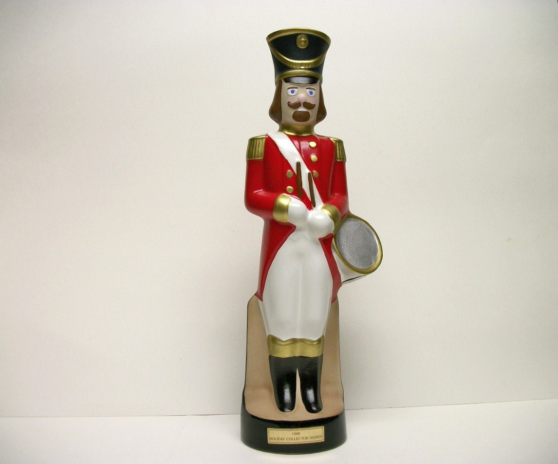 1990 Jim Beam Ceramic Nutcracker Holiday by ToysNwhatNot on Etsy