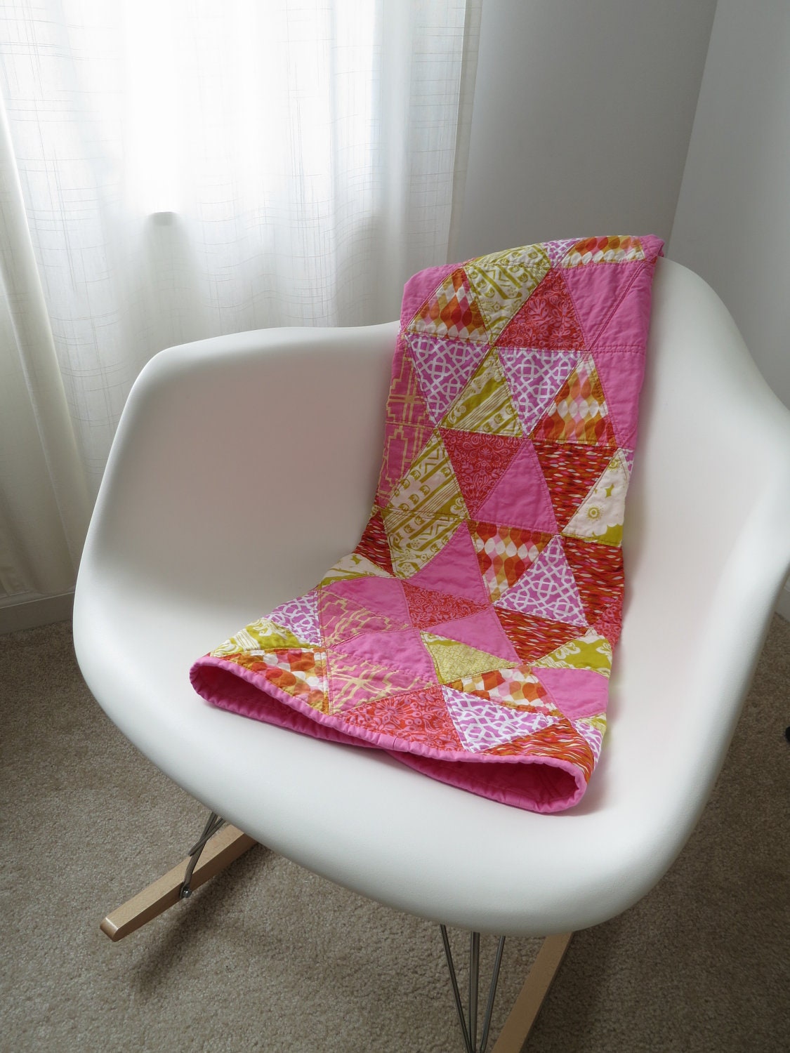 Strawberry Lemonade Baby Quilt
