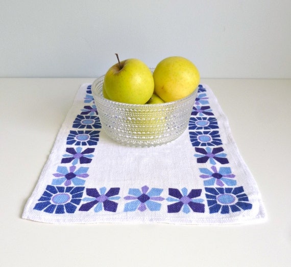 Mid Century Modern Placemat Table Mat x 3 by mungoandmidge