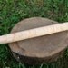 Wooden rolling pin, tiger maple, extremely figured grain