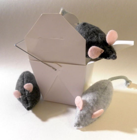 Handmade Mouse Catnip Filled Cat Toy