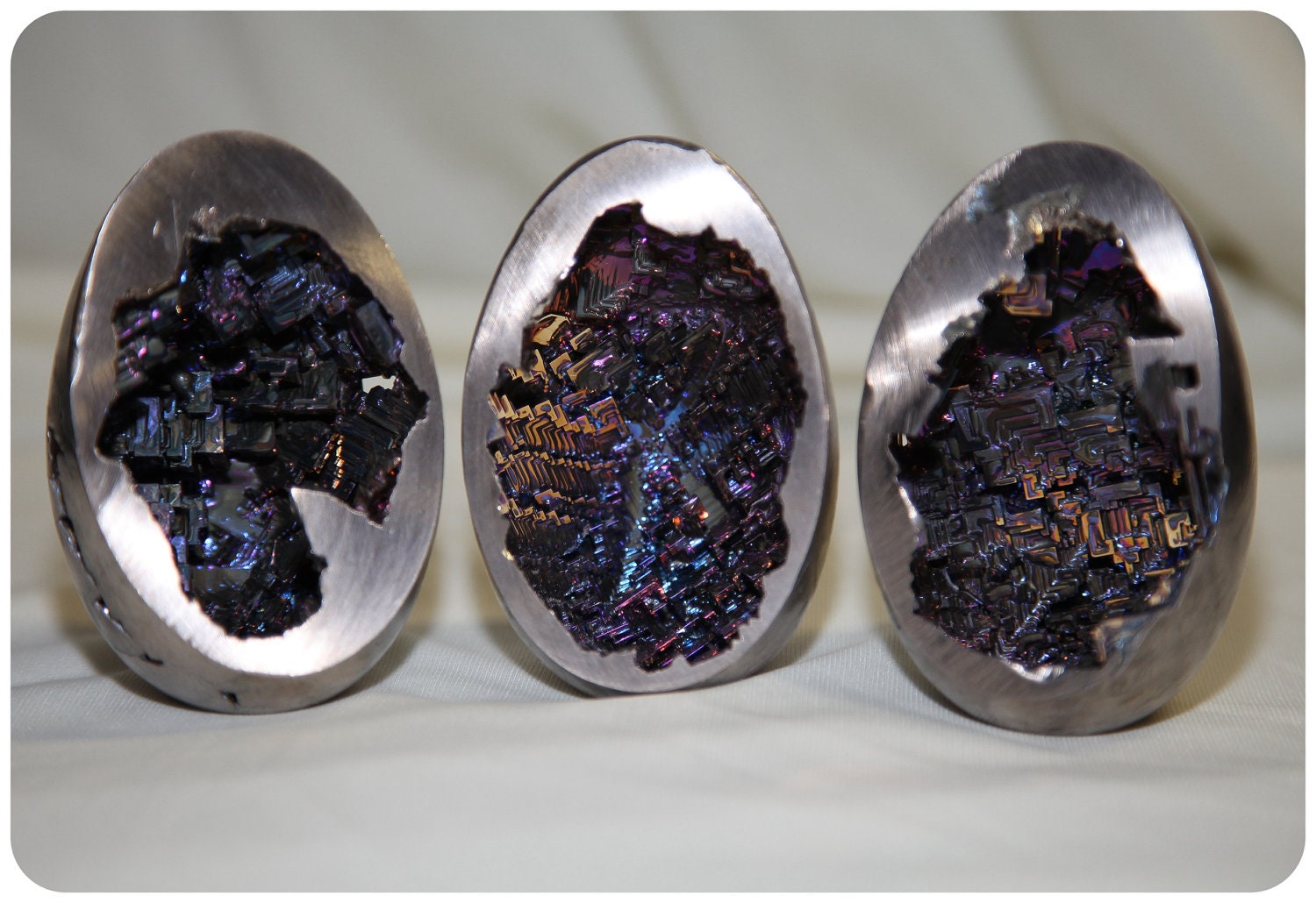 Bismuth "Dragon Eggs" Hand grown Sculpture - Only One Left